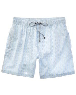 Vintage Summer Swim Short - Blue
