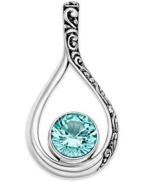 Samuel B. 1.55 Ct. Tw. Quartz Pendant - Blue