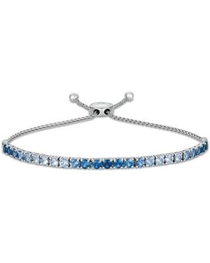 Le Vian Denim Ombré 14K 4.00 Ct. Tw. Sapphire Ombre Bolo Bracelet - White