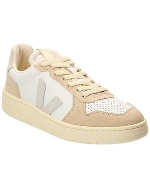 Veja Suede-Trim Sneaker - Natural