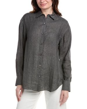 Theory Boyfriend Shirt - Grey