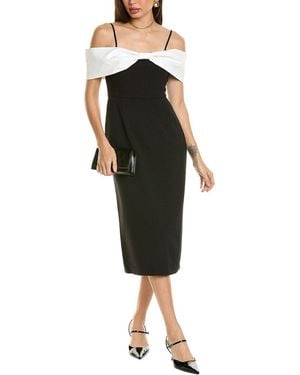 Julia Jordan Bow Midi Dress - Black