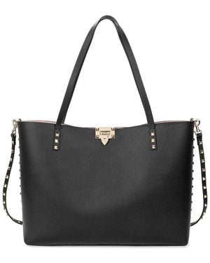 Tiffany & Fred Paris Smooth Leather Tote - Black