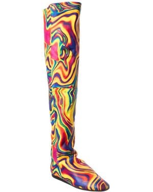 Arche Lajiza Leather Over-The-Knee Boot - White