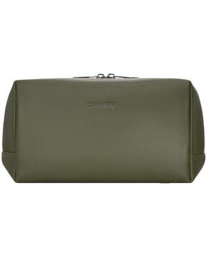 CHAMPS Onyx Leather Toiletry Bag - Green