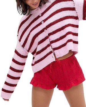 BELLA DESERT Cardigan - Red