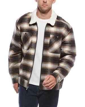 Scotch & Soda Flannel Zip Jacket - Gray