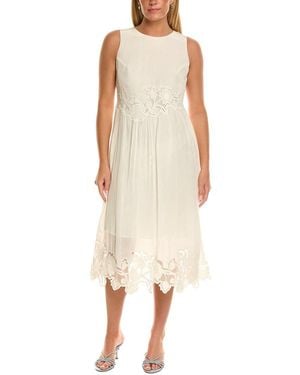 Velvet By Graham & Spencer Bianca Long Sleeve Midi Dress - Natural