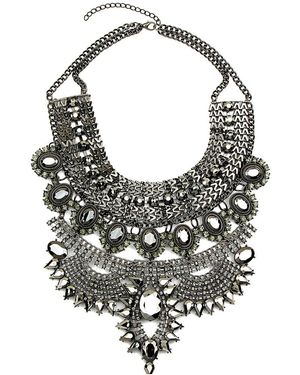 Eye Candy LA Jania Necklace - Gray