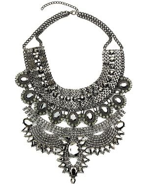 Eye Candy LA Jania Necklace - Gray