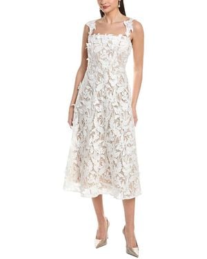 Marchesa Midi Dress - White