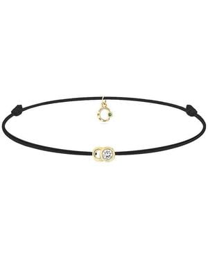 COURBET 18k 0.05 Ct. Tw. Lab Grown Diamond Let's Commit Bracelet - White