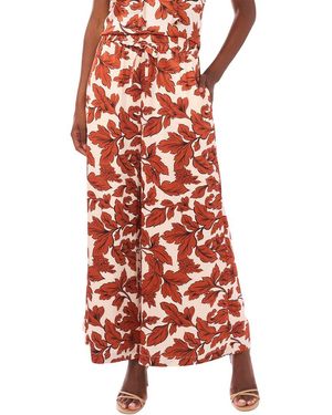Vince Camuto Elastic Wide Leg Pant - Red