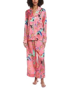 Karen Mabon 2Pc Pajama Set - Red