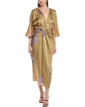 To My Lovers Midi Dress - Metallic