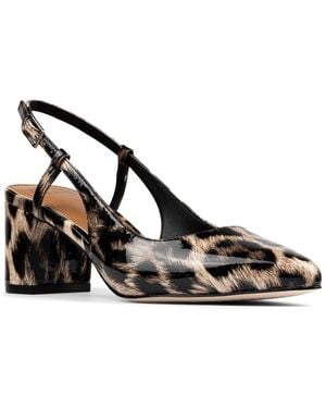 Donald J Pliner Shanie Leather Sling Back - Black
