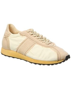 The Row Mica Cashmere & Nylon Trainer - White