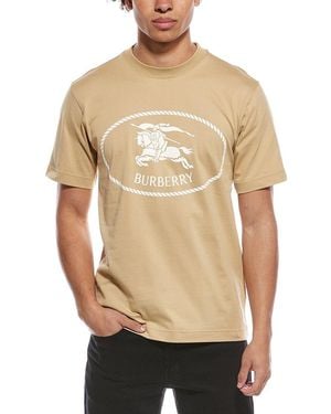 Burberry Knight Stamp T-Shirt - Natural