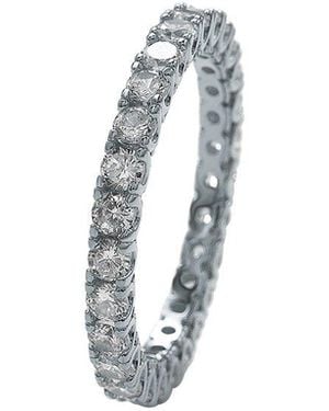 Suzy Levian CZ Jewelry Suzy Levian Cz Eternity Ring - White