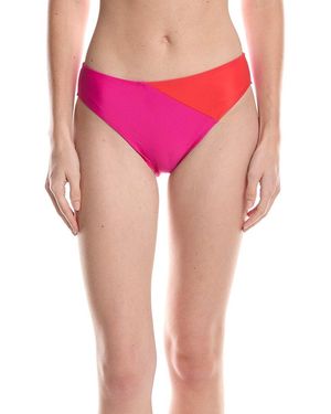 summersalt The Diagonal Mid Rise Bottom - Pink