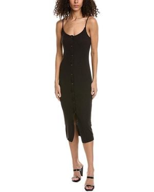 Project Social T Lucia Snap Front Tank Dress - Black