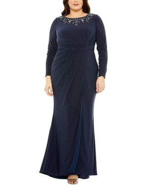 green emerald velvet dress Anais Maxi Dress in Blue main image 1