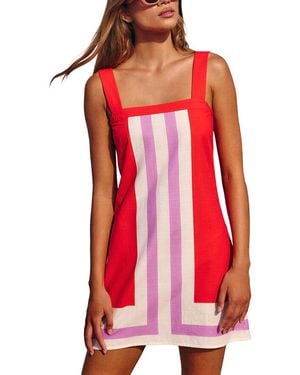 AMINA GLAM Mini Dress - Red