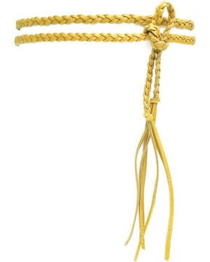 Ada Selmi Leather Belt - Metallic