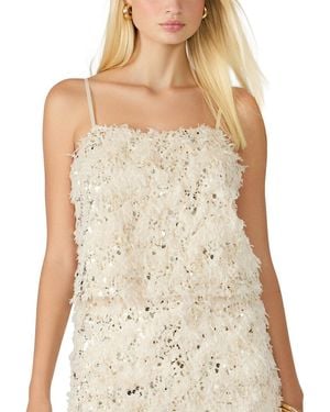 Steve Madden Blakelyn Woven Top - Natural