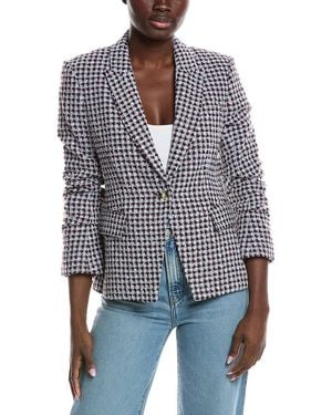 Derek Lam 10 Crosby Ralph Ruched Sleeve Jacket - Blue