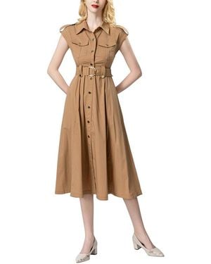 BURRYCO Sleeveless Midi Dress - Natural