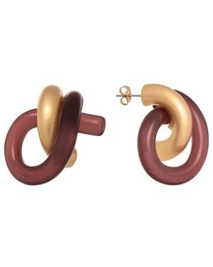Reiss Pixie Polished Resin Stud Earrings - Multicolor