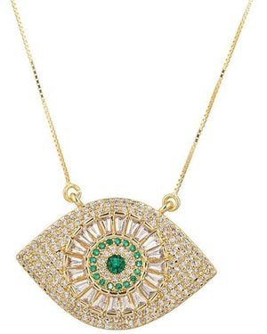 Eye Candy LA Cz Shiko Necklace - Metallic