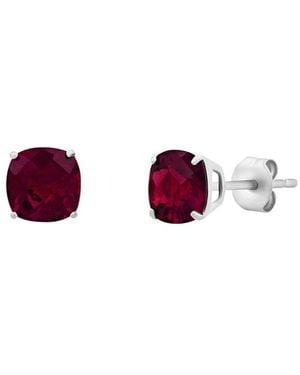 MaxColor 14K 2.10 Ct. Tw. Lab-Grown Created Ruby Stud Earrings - Purple