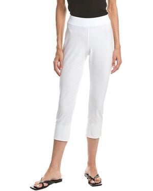 Eileen Fisher Petite Slim Crop Pant - White