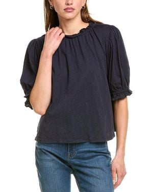 Velvet By Graham & Spencer Carlene Top - Blue