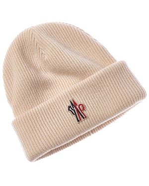 Moncler Wool Beanie - Natural