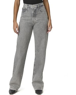 PAIGE Sawyer Wide Leg Jean - Grey