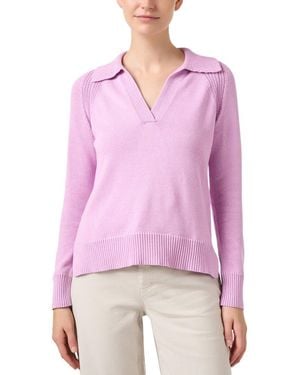 Kinross Cashmere Jumper - Purple