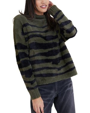 Bella Dahl Mock Neck Jumper - Black
