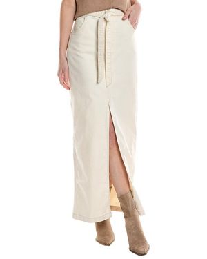 Hudson Jeans Tie-Waist Maxi Skirt - Natural