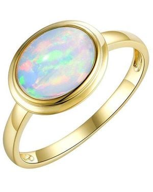 Kai Fine Jewelry 14K 1.50 Ct. Tw. Opal Cocktail Ring - Blue