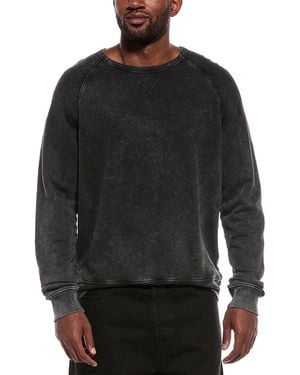 ATM French Terry Pigment Wash Sweatshirt - Black