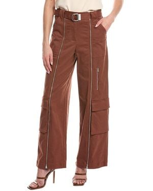 Jonathan Simkhai Fabiana Belted Pant - Red
