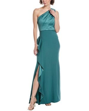 Adrianna Papell Mermaid Maxi Dress - Green