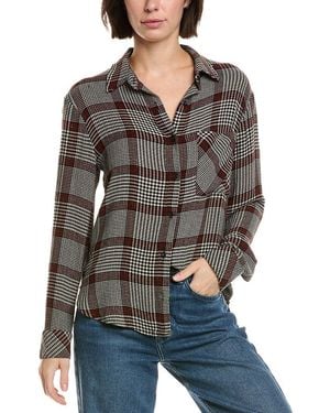 Bella Dahl Shirttail Shirt - Gray