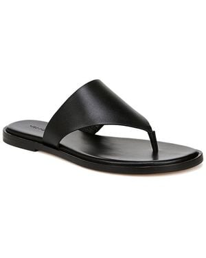 Vince Ellis-B Leather Sandal - Black
