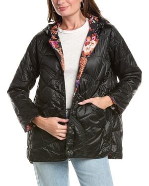 Johnny Was Arches Quilted Puffer Jacket - Black