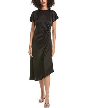 Theory Dolman Sleeve Midi Dress - Black