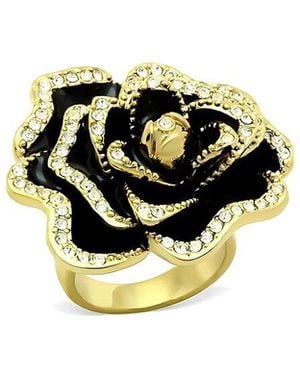Alamode Jewelry Plated Ring - White